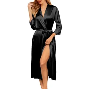 Best Satin: Ekouaer Long Satin Silk Robe for Women