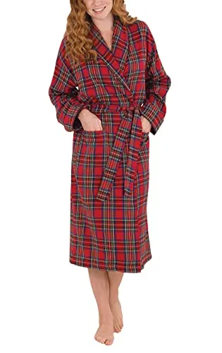 Best Budget Flannel: PajamaGram Long Women’s Flannel Bathrobe