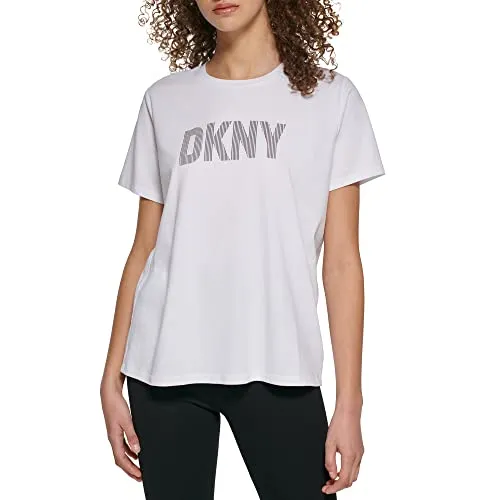 DKNY Stripe Logo Tee