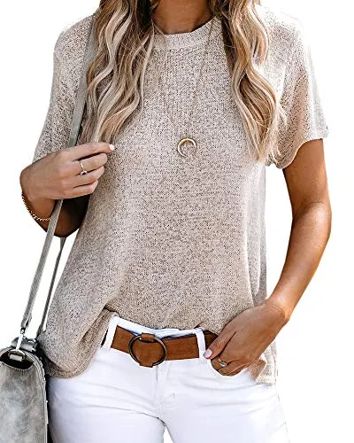 Ferbia Loose Casual Crew Neck Top