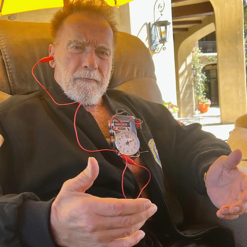 Arnold Schwarzenegger Shares Photos With Pacemaker After Surgery Still Plans Film Next Month