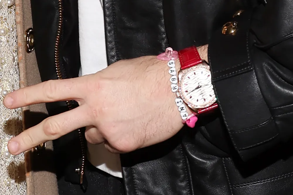 Barry Keoghan Wears &lsquo;Sabrina&rsquo; Bracelet Featuring Heart-Shaped Beads for Rumored GF Sabrina Carpenter
