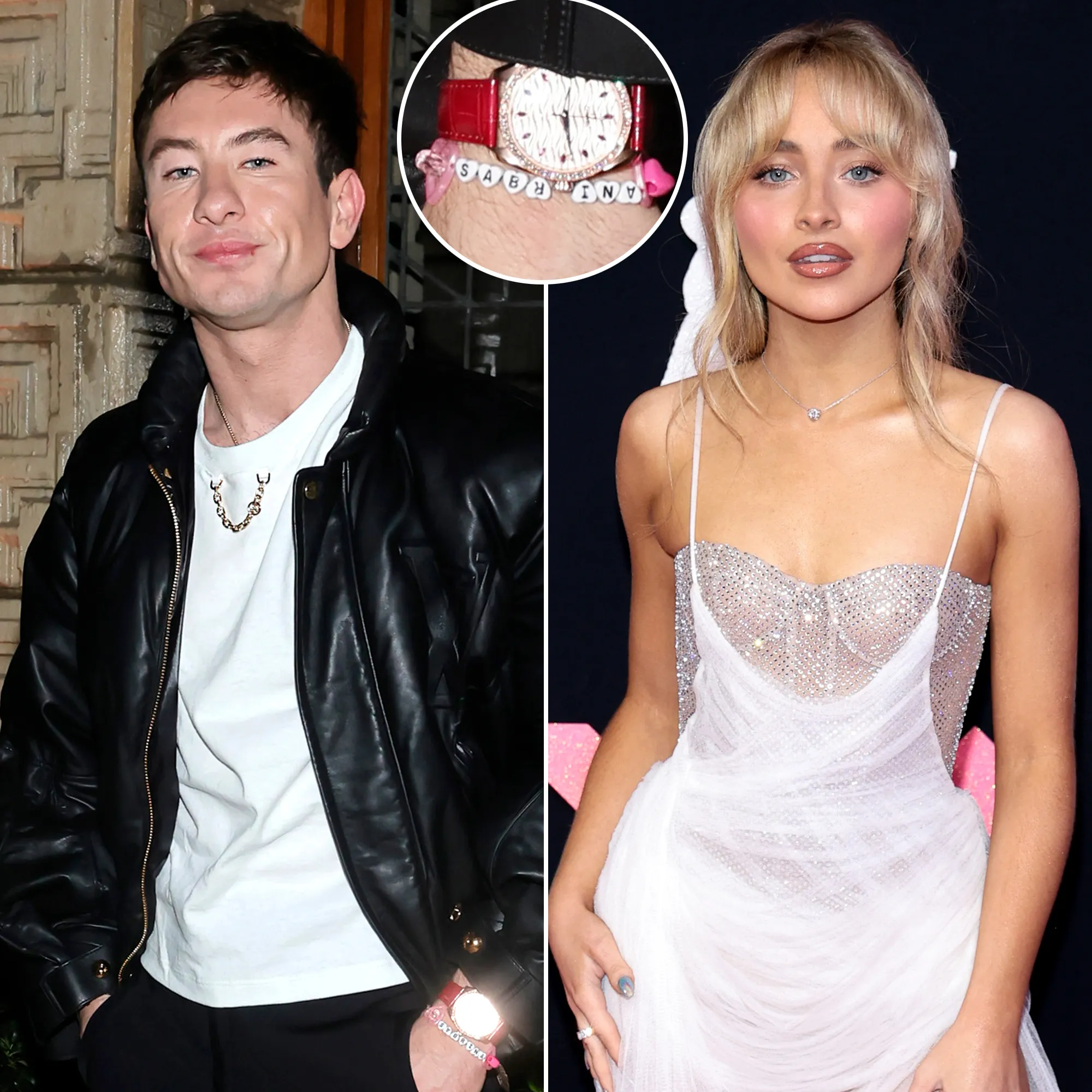 Barry Keoghan Wears ‘Sabrina’ Bracelet Featuring Heart-Shaped Beads for Rumored GF Sabrina Carpenter