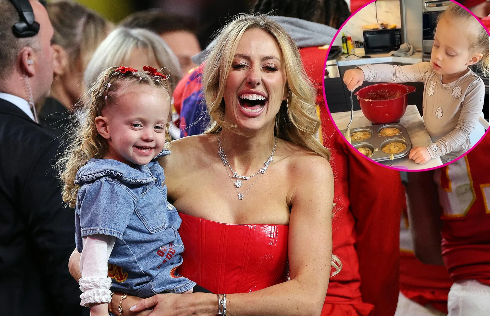 Brittany Mahomes and Daughter Sterling Bake Show Off Their Baking Skills 723