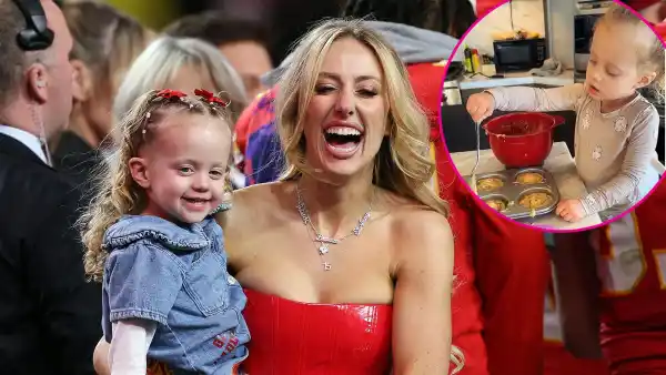 Brittany Mahomes and Daughter Sterling Bake Show Off Their Baking Skills 723