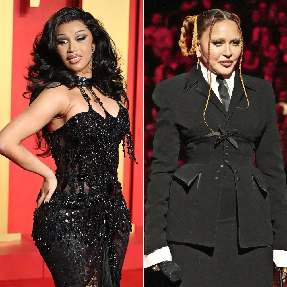 Cardi B joins Madonna During Her Celebration Show in Los Angeles