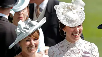 Carole Middleton Has Been By Kate Middletons Side During Private Cancer Battle Source