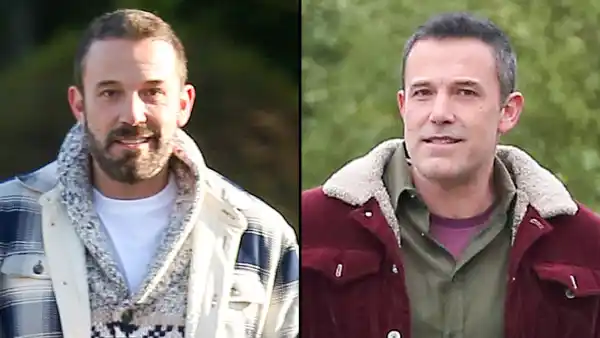 Feature Before and After Clean Shaven Ben Affleck