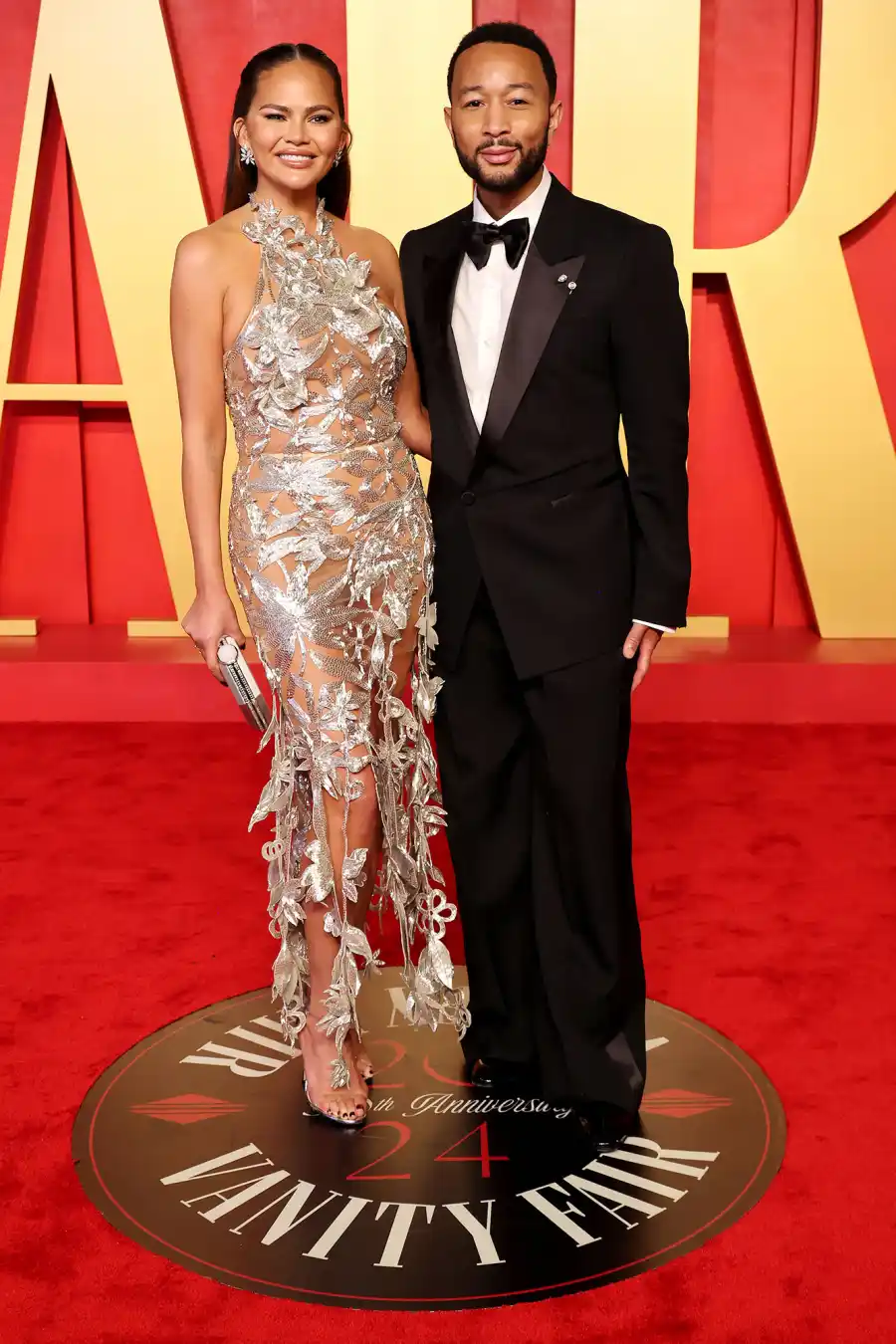 Feature Chrissy Teigen and John Legend Vanity Fair 2024 Oscar Party Was Perfect Celeb Couple Date Night