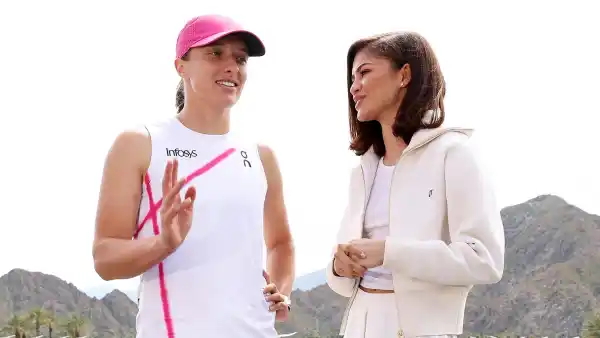 Feature Zendaya Is Officially in Her Challengers Era as She Attends Paribas Open in Tennis Look