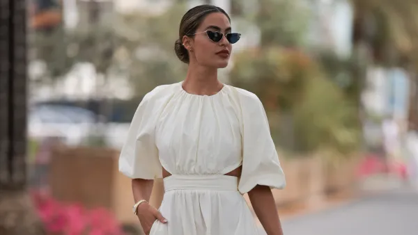 Inspiration: A street style star at the Cannes Film Festival.