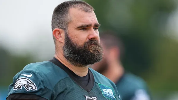 Jason Kelce Admits Hes Gone to the Eagles Weight Room Following Retirement Im a Creature of Habit