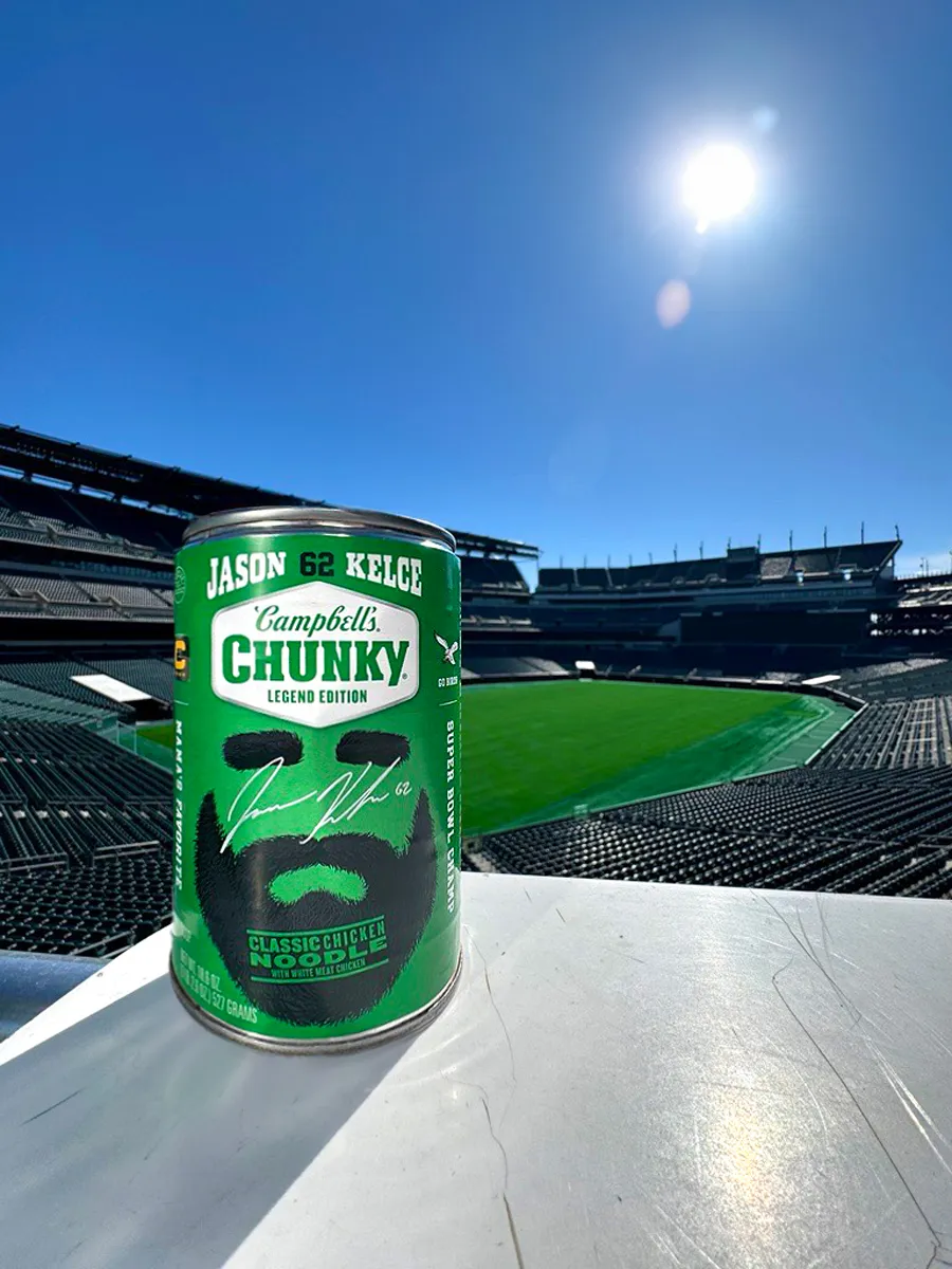 Jason Kelce Is Honored With the 1st Campbell Chunky Soup Legend Edition