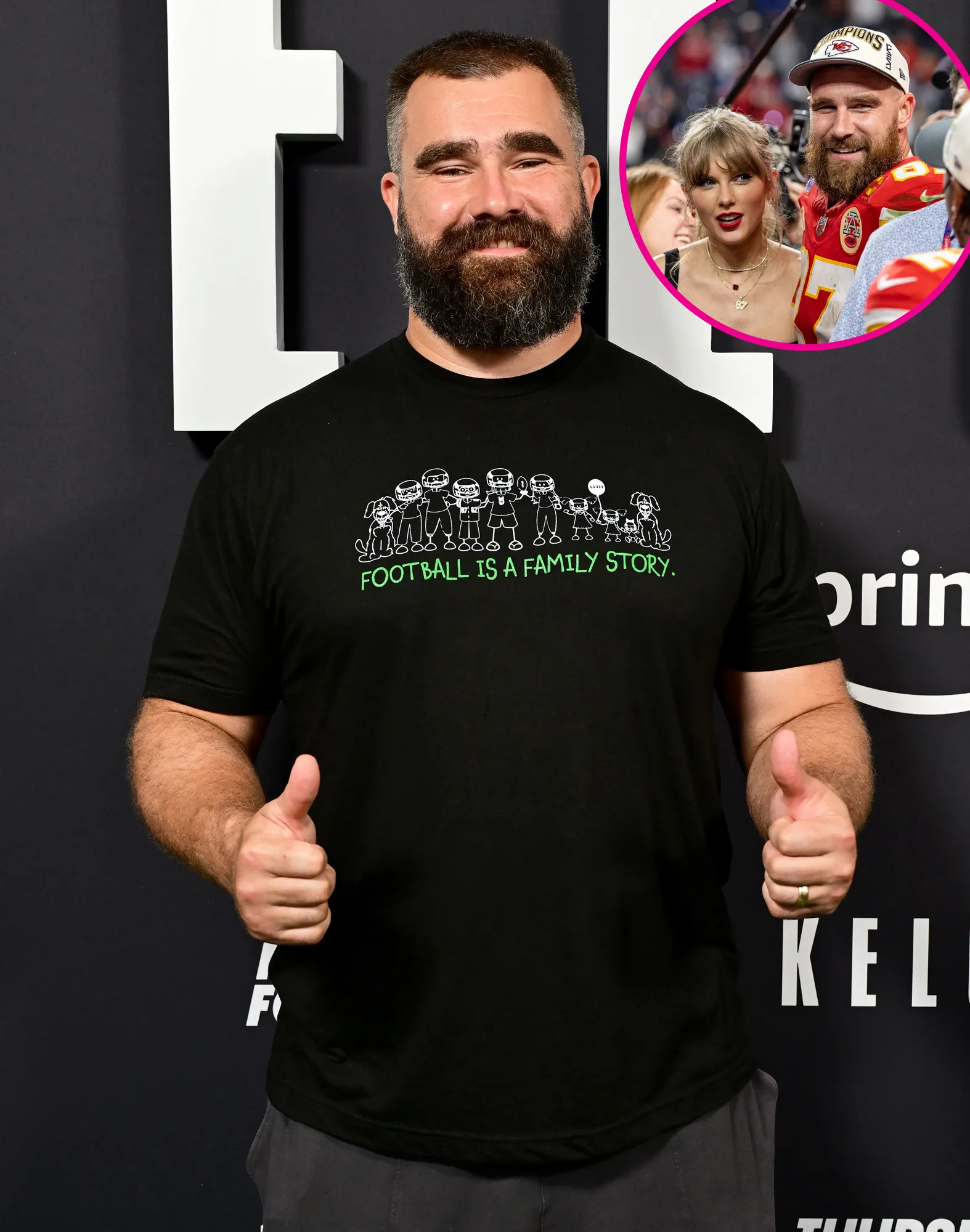 Jason Kelce Jokes About Travis Speaking Dating Taylor Swift into Existence