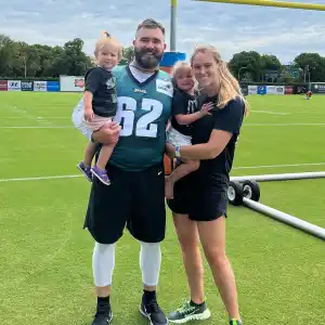 Jason Kelce Jokes Daughter Wyatt Took Over With Mom Kylie at Fashion Week