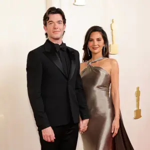 John Mulaney and Olivia Munn Hold Hands on 2024 Oscars Red Carpet