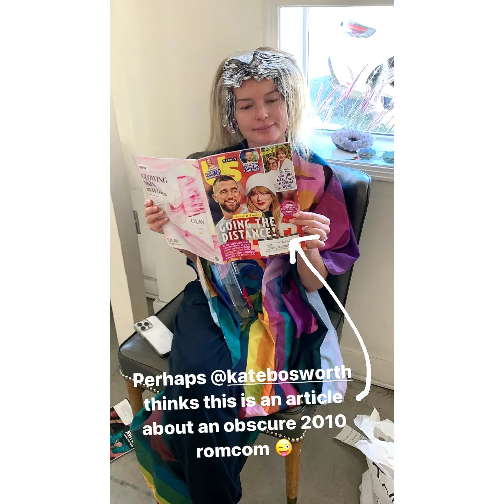 Justin Long Shows Kate Bosworth Reading Luxury Handbag Shopping