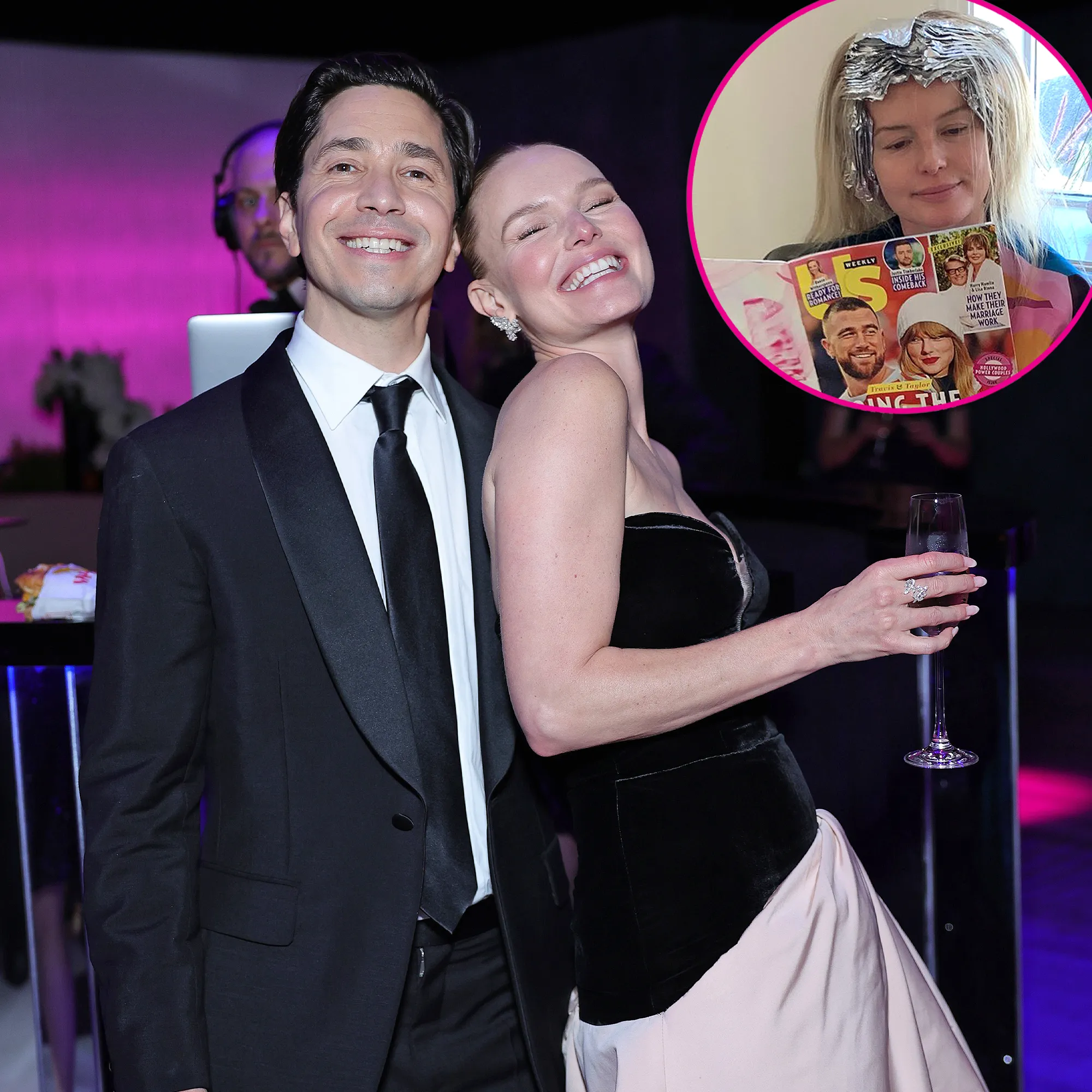 Justin Long Shows Kate Bosworth Reading Luxury Handbag Shopping