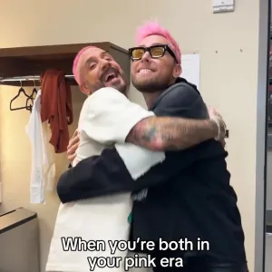 Lance Bass and AJ McLean Are in Their Pink Era