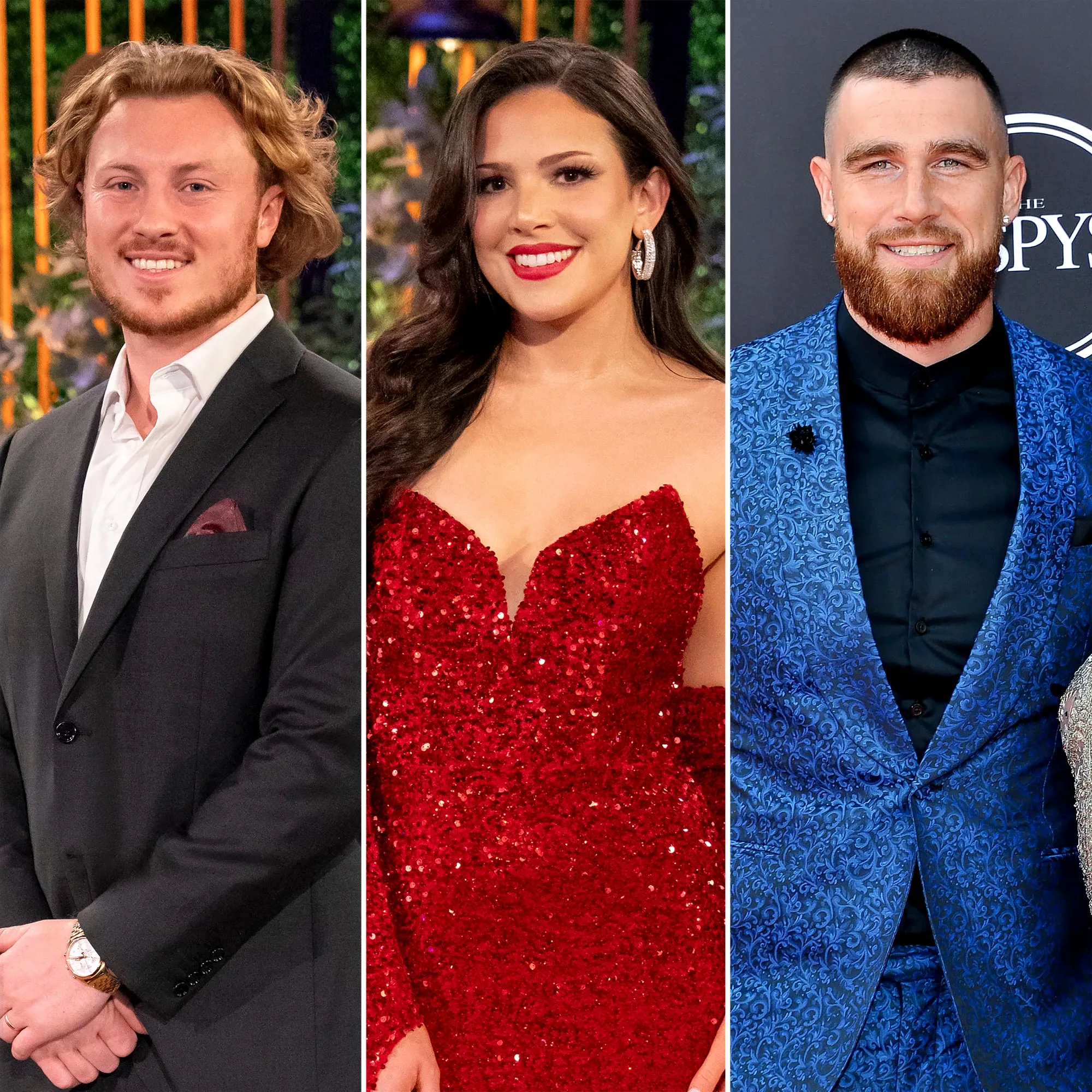 Love is Blinds Johnny McIntyre and Amy Cortes React to Travis Kelce Watching the Show