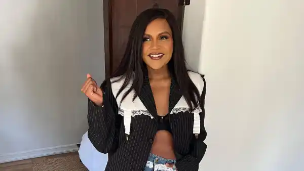 Mindy Kaling Wears Bermuda Shorts
