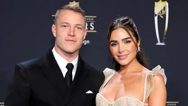 Olivia Culpo and Christian McCaffrey Check Another Item off Wedding Planning List After Cake Testing