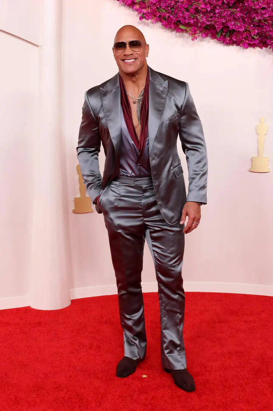 Oscars 2024 Red Carpet 96th Annual Academy Awards Arrivals 737 Dwayne Johnson