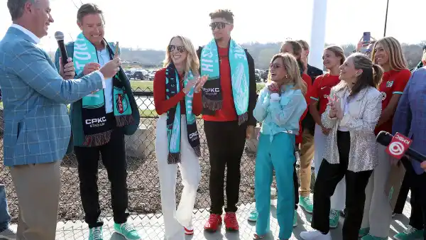 Patrick Mahomes and Wife Brittany Step Out at Kansas City Current Stadium Opening