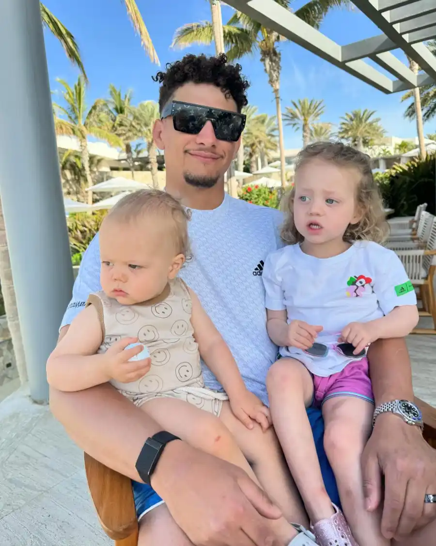 Patrick and Brittany Mahomes Tropical Vacay Included Golfing With the Kids