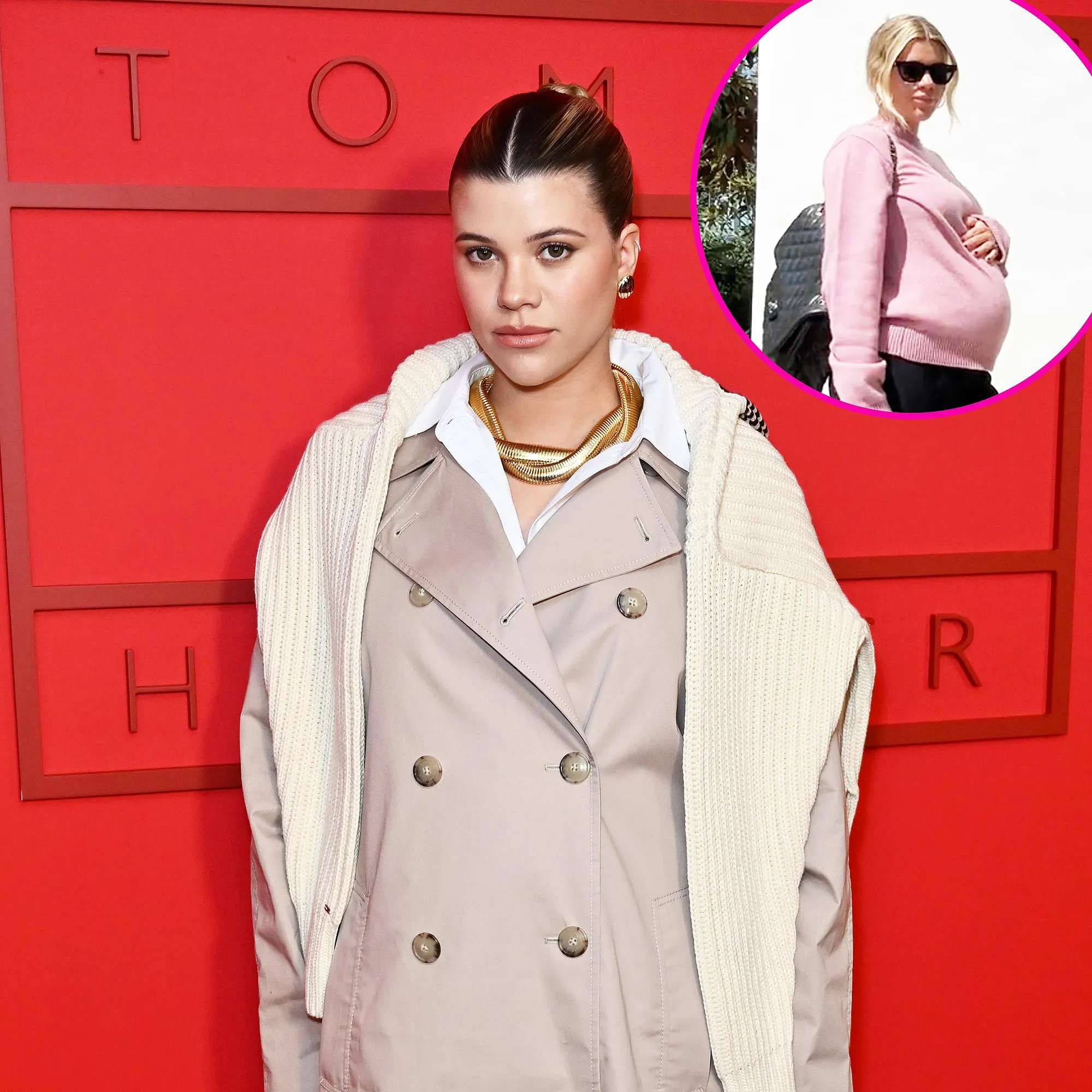 Pregnant Sofia Richie is Pretty in Prink While Showing Off Her Spring Style