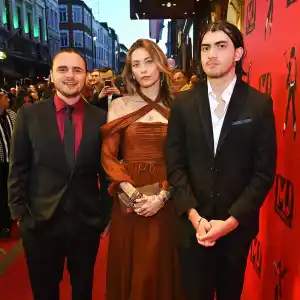 Prince Paris and Bigi walked the red carpet together in London on Wednesday night 634