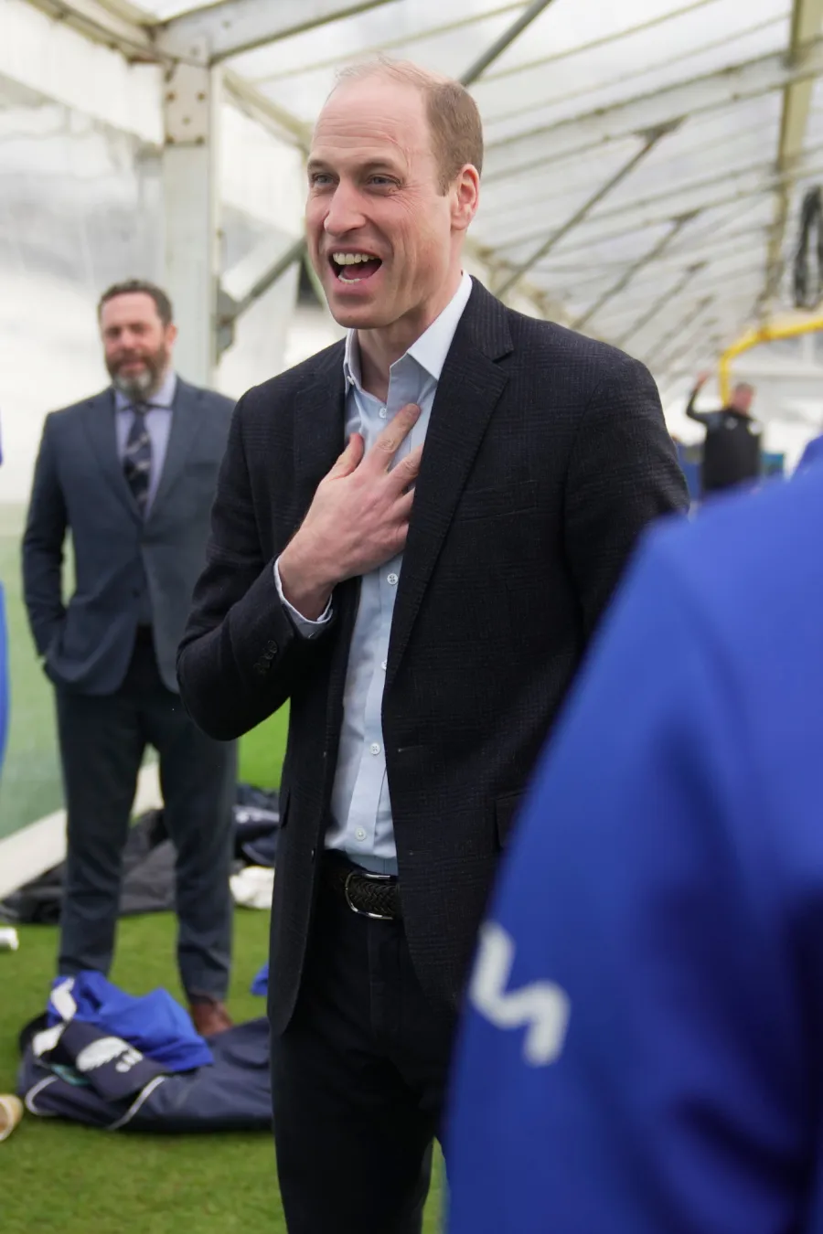 Prince William Looks So Happy at Most Public Outings Despite Kate Scandal
