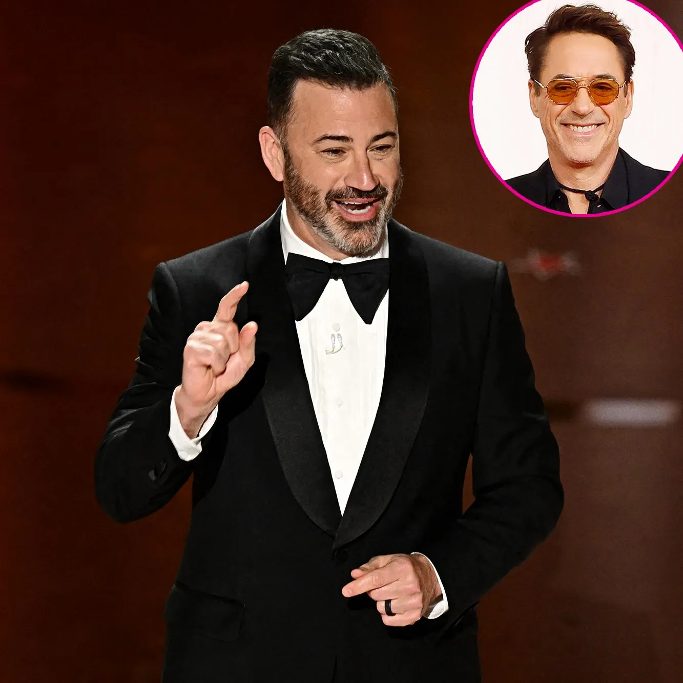 Promo Jimmy Kimmel Asks Robert Downey Jr If Drug Jokes Are Too on the Nose in 2024 Oscars Monologue