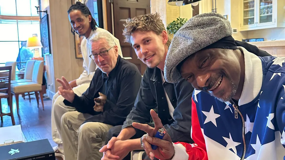 Robert De Niro, Snoop Dogg and Austin Butler Have Dinner Together in Malibu