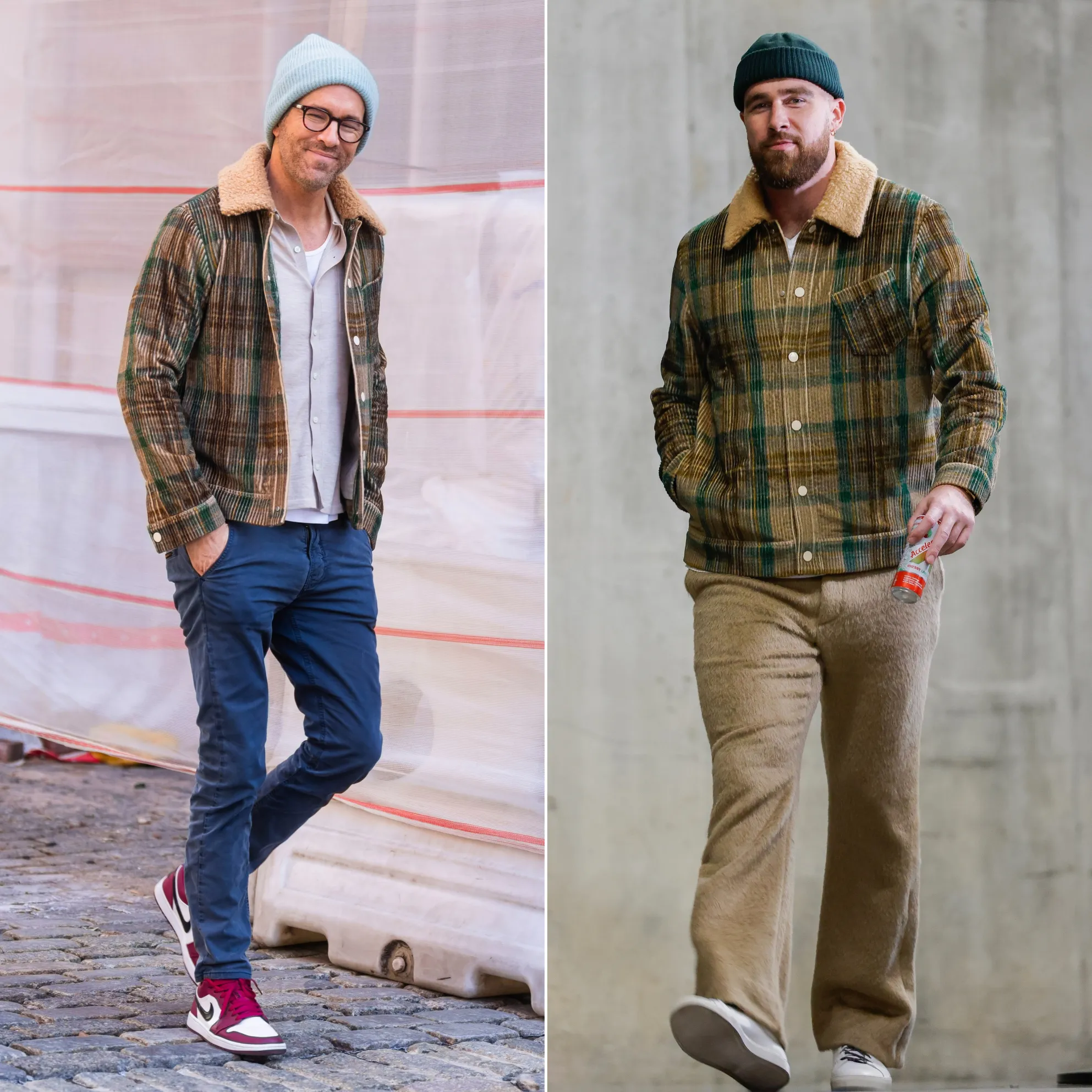 Ryan Reynolds and Travis Kelce