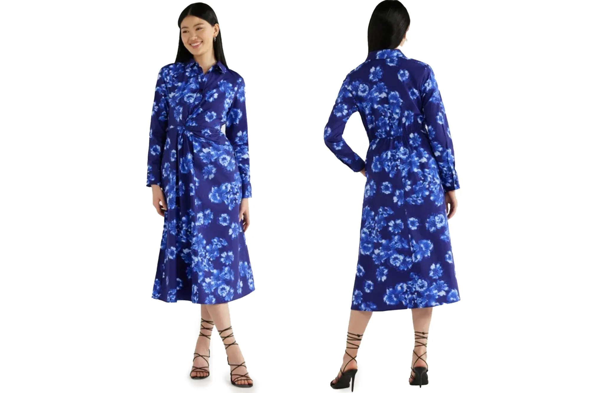 Scoop Midi Shirtdress