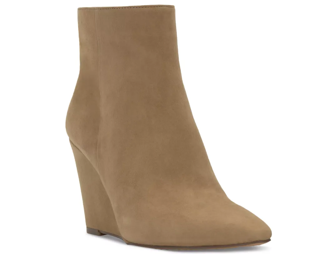 Vince Camuto Women's Teeray Pointed-Toe Wedge Booties