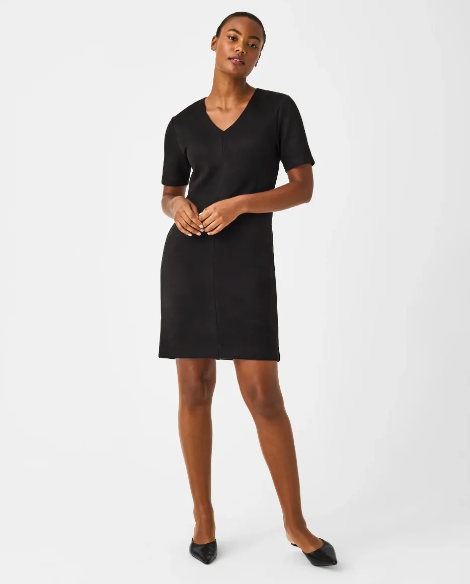 Spanx Faux Suede Column Dress