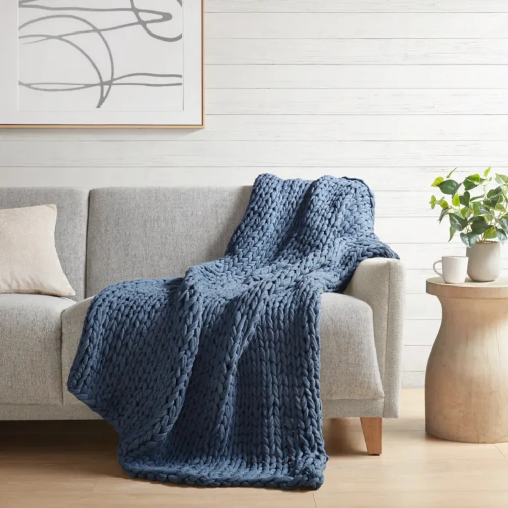 Madison Handmade Chunky Double Knit Throw