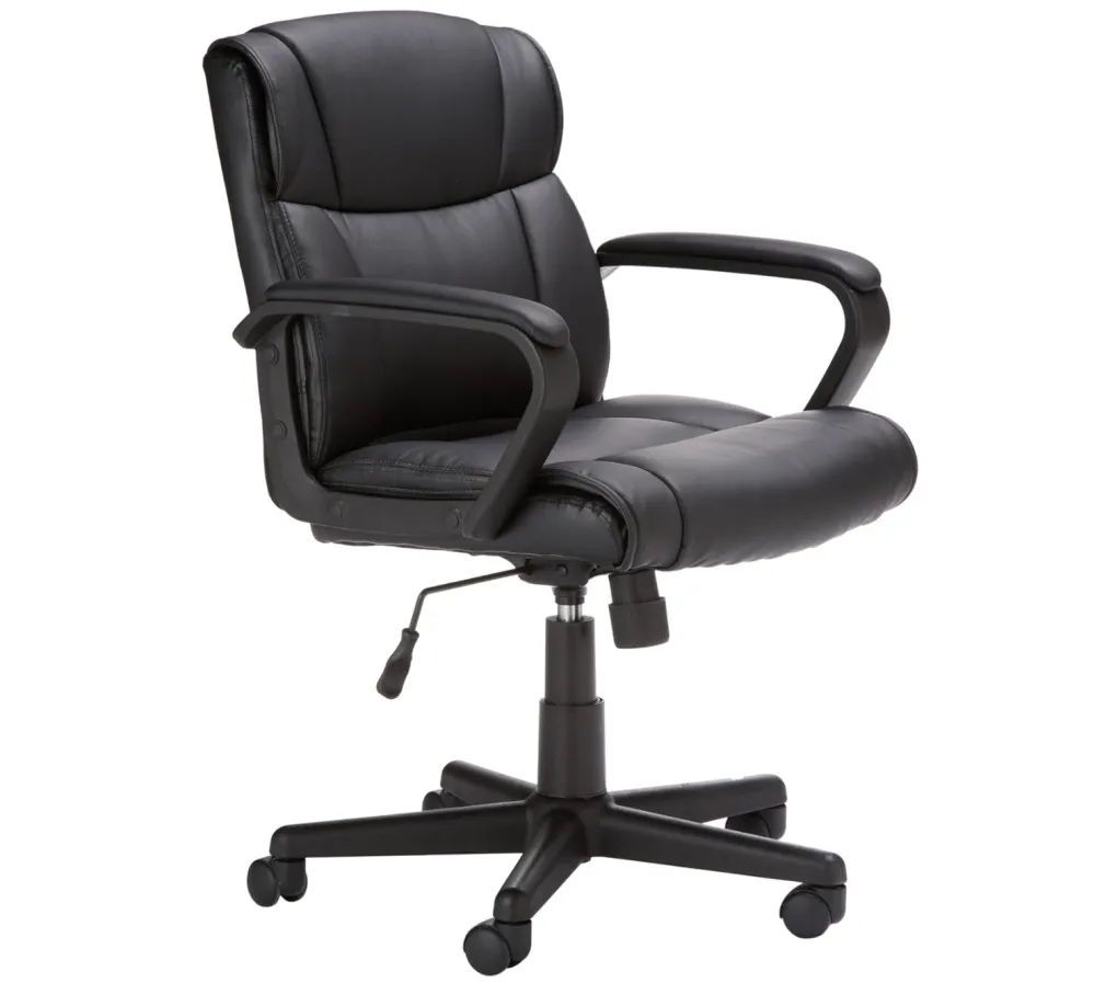 Amazon Basics Padded Office Desk Chair with Armrests