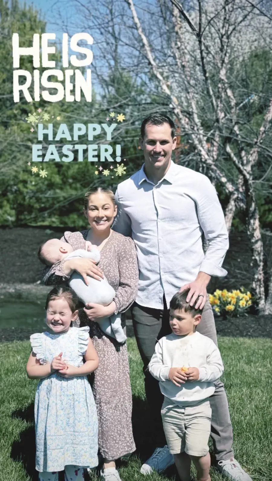 Shawn Johnson and family