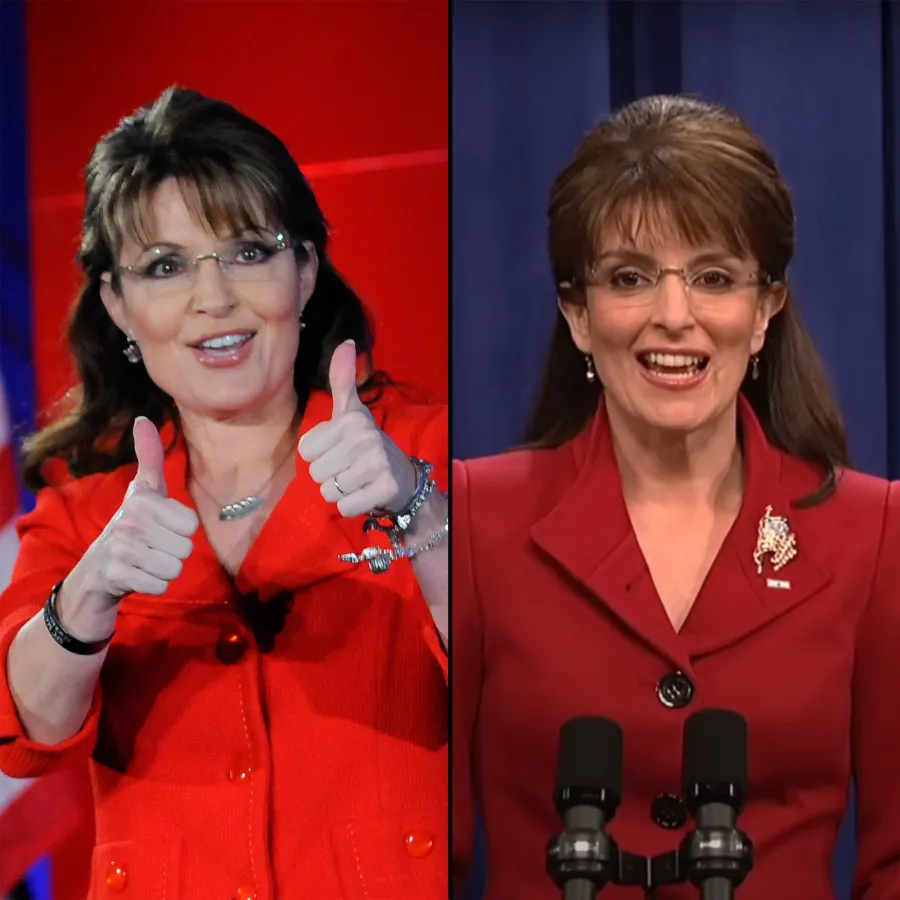 Stars Who Reacted to Being Parodied on Saturday Night Live 645 Sarah Pailin Tina Fey