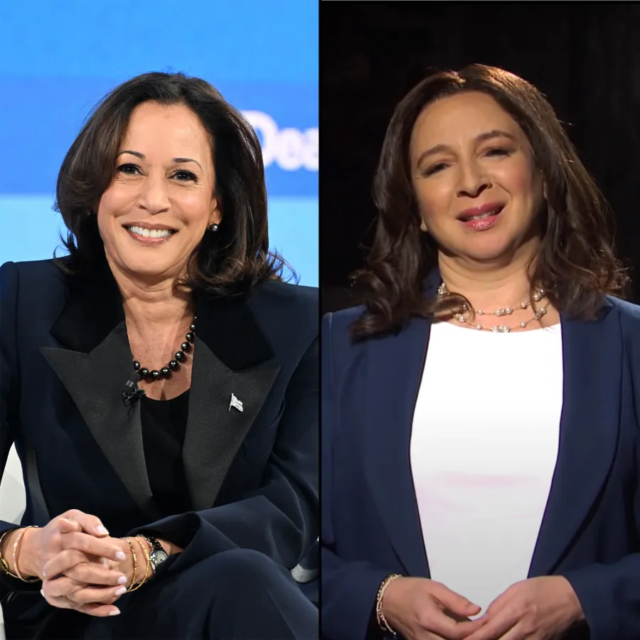Stars Who Reacted to Being Parodied on Saturday Night Live 648 Kamala Harris Maya Rudolph