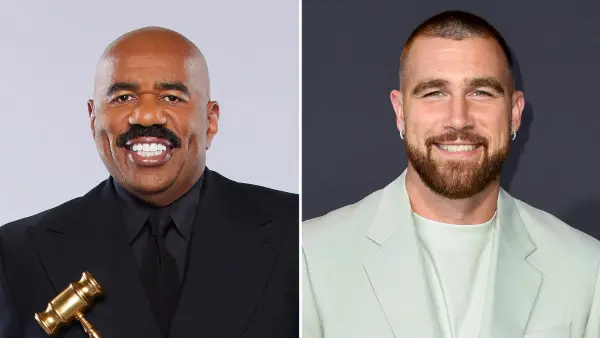 Steve Harvey Has Some Advice for Potential Game Show Host Travis Kelce You Might Not Be Smarter