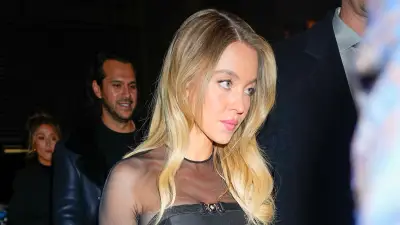 Sydney Sweeney's Fiance Jonathan Davino Joins Her for 'SNL' Afterparty After Monologue Shout-Out