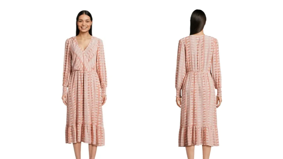 Time and Tru Wrap Dress