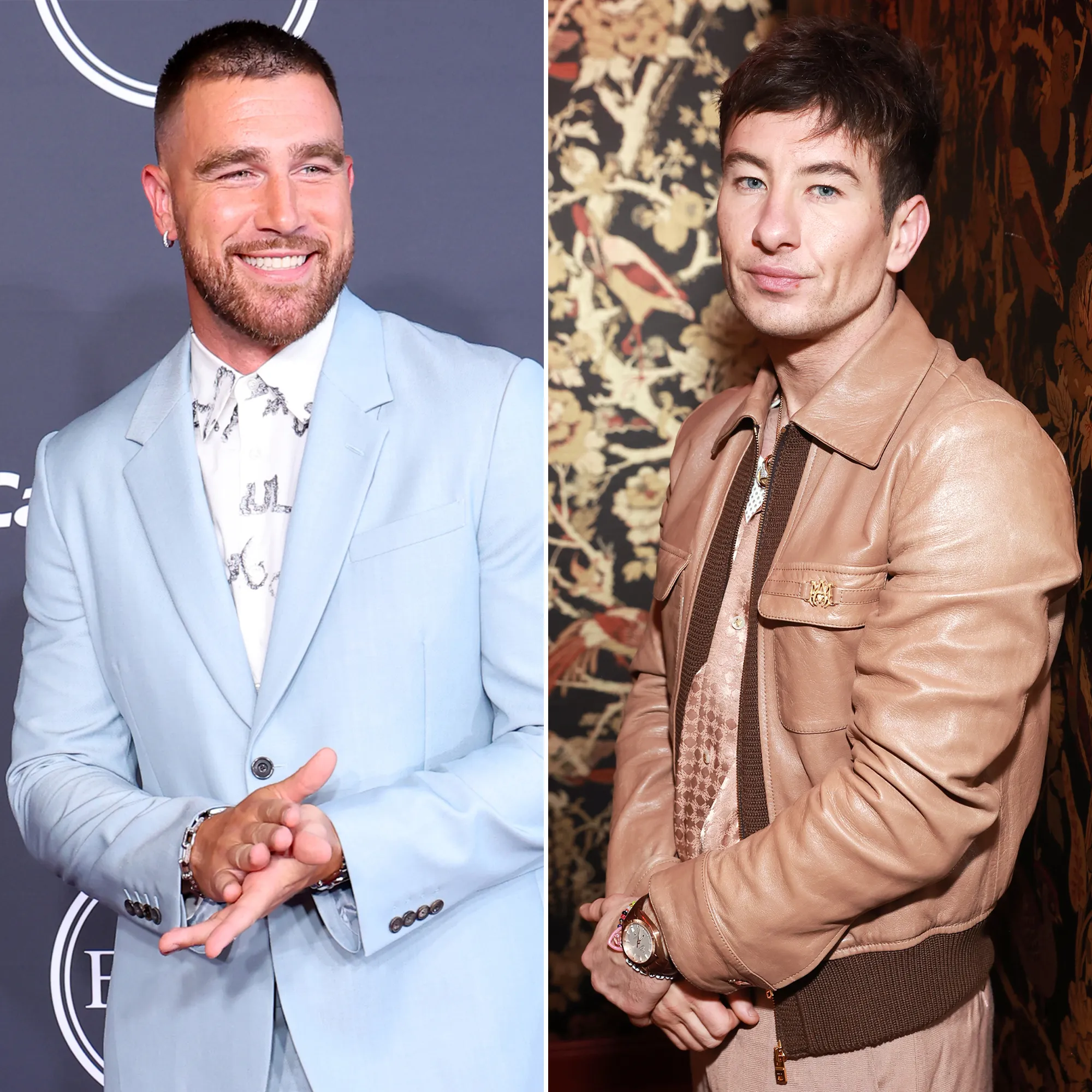 Travis Kelce Meets Barry Keoghan in New Backstage Pic From Justin Timberlake Concert