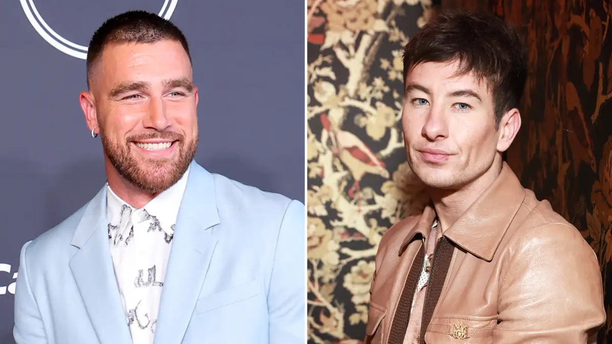 Travis Kelce Meets Barry Keoghan in New Backstage Pic From Justin Timberlake Concert