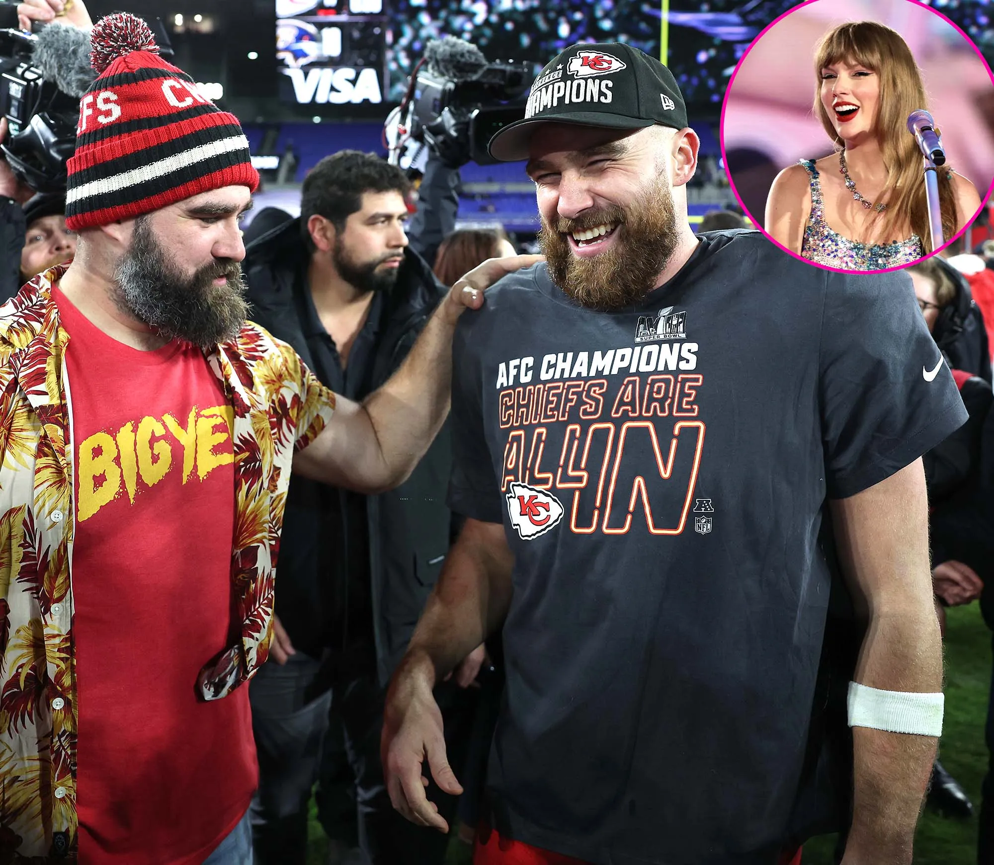 Travis and Jason Kelce Hilariously Flub Pronunciation of Taylor Swift s Cornelia Street