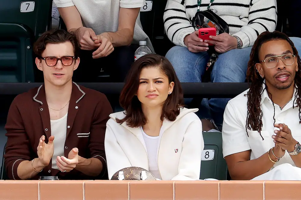 Zendaya Is Officially in Her Challengers Era as She Attends Paribas Open in Tennis Look 2 Tom Holland
